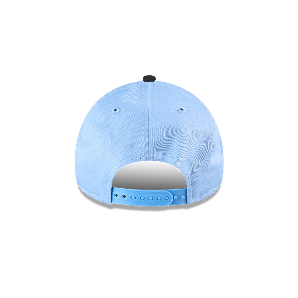 Cronulla-Sutherland Sharks Hat - 2025 Blue Flow 9Forty A-Frame NRL Snapback Cap - New Era